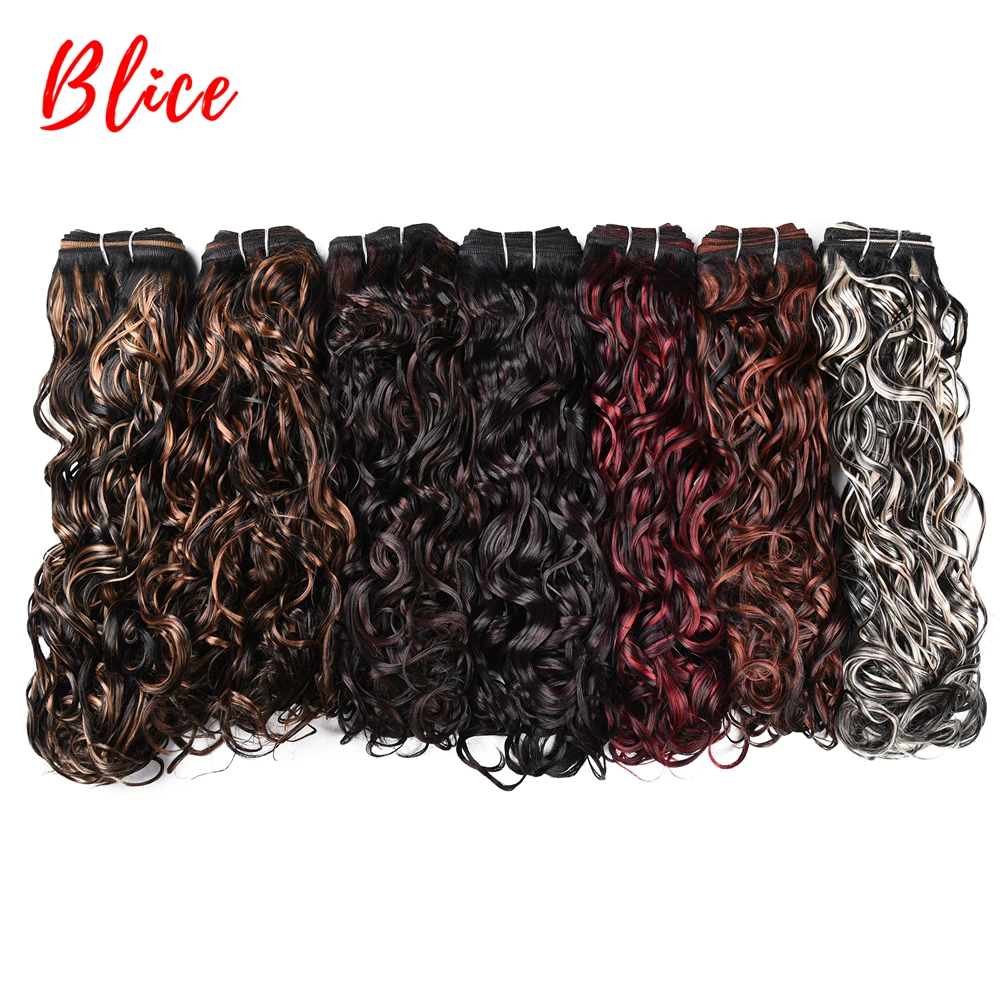 Синтетические волнистые удлинители волос 18-24 дюйма - Фотография_6