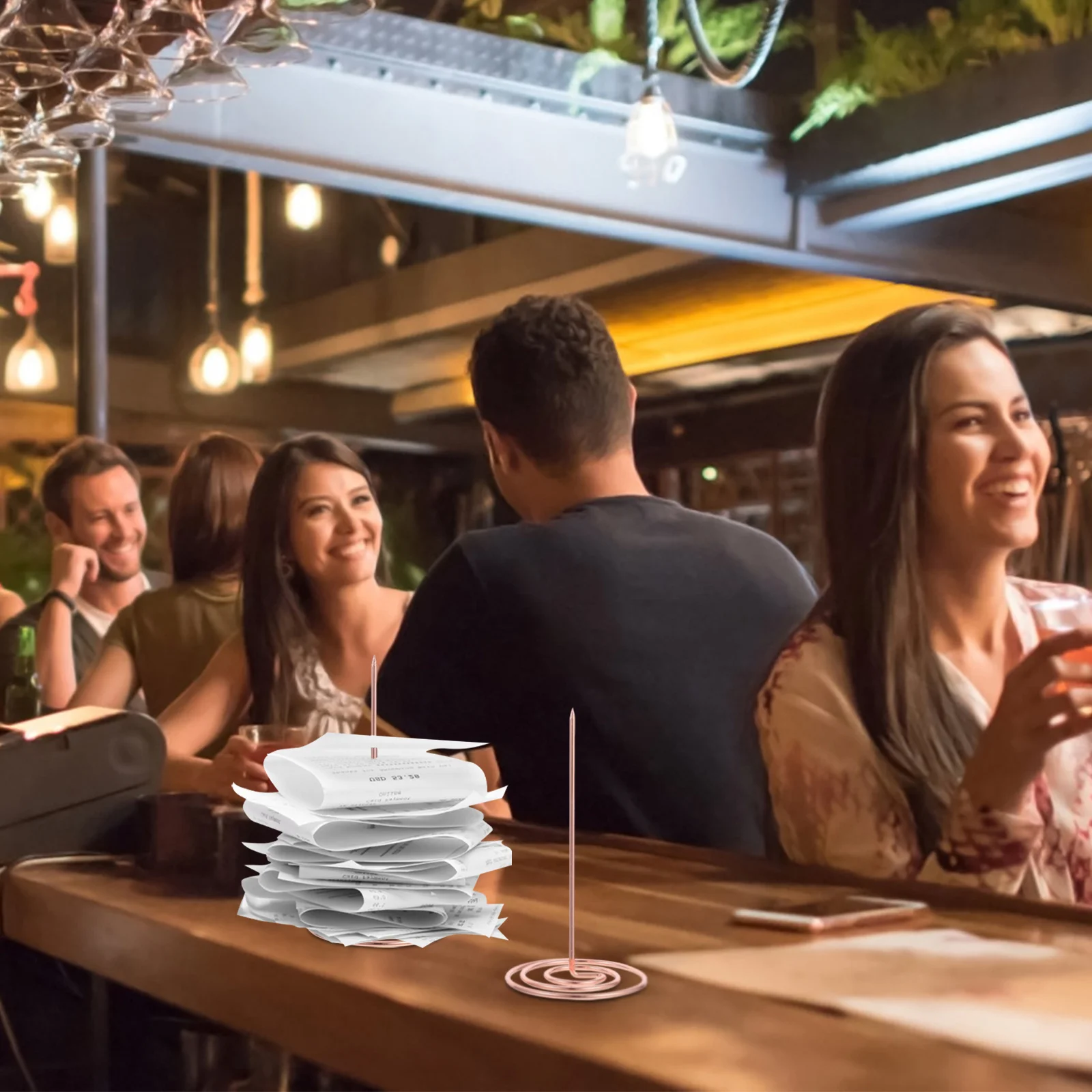 Держатель для билетов в ресторане с шипами для квитанций - Фотография_5