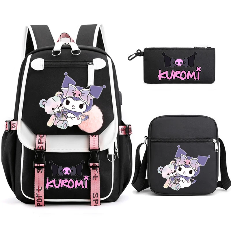 Студенческий рюкзак kuromi - Фотография_3