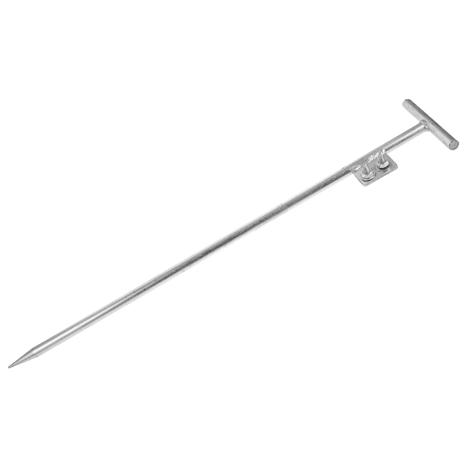 Металлический заземляющий кол 60 см для наружного электрического забора - Фотография_4