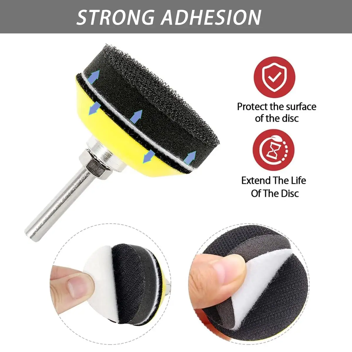 2-дюймовые шлифовальные диски с крючком и петлей - Фотография_4