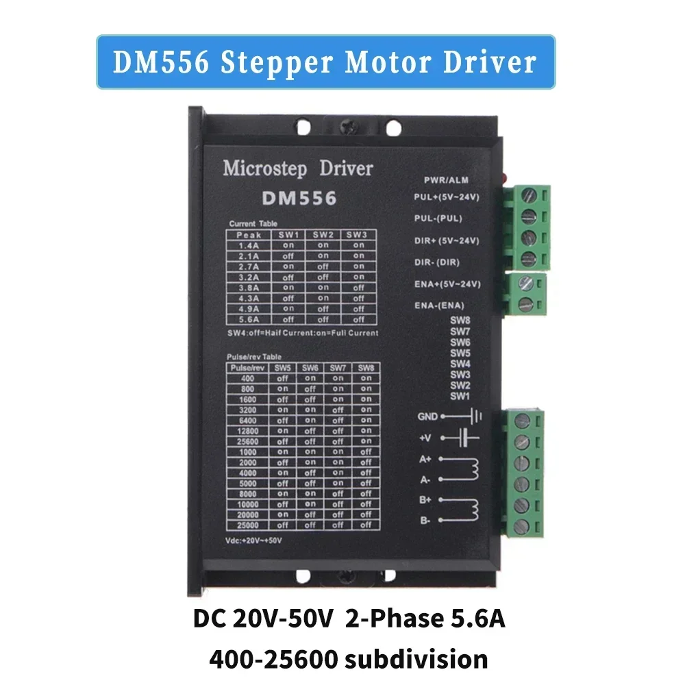 Nema23 57 мм шаговый двигатель с открытой петлей 3a 2ph 8 мм вал 1 - Фотография_6