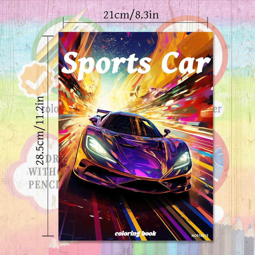 Книжка-раскраска для взрослых racing — 8 - Фотография_2