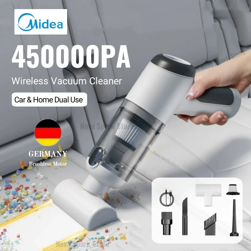 Автомобильный беспроводной пылесос midea