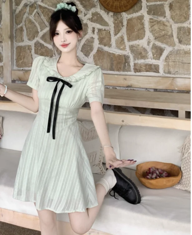 Французские летние милые платья принцессы большого размера - Фотография_3