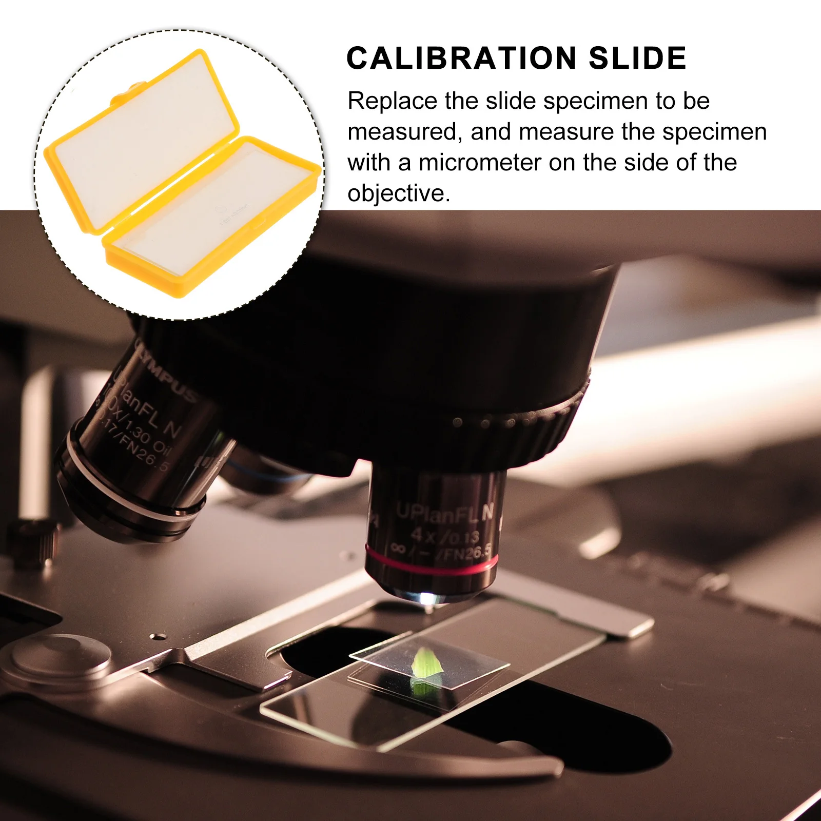 Микроскоп микрометр премиум стеклянная - Фотография_4