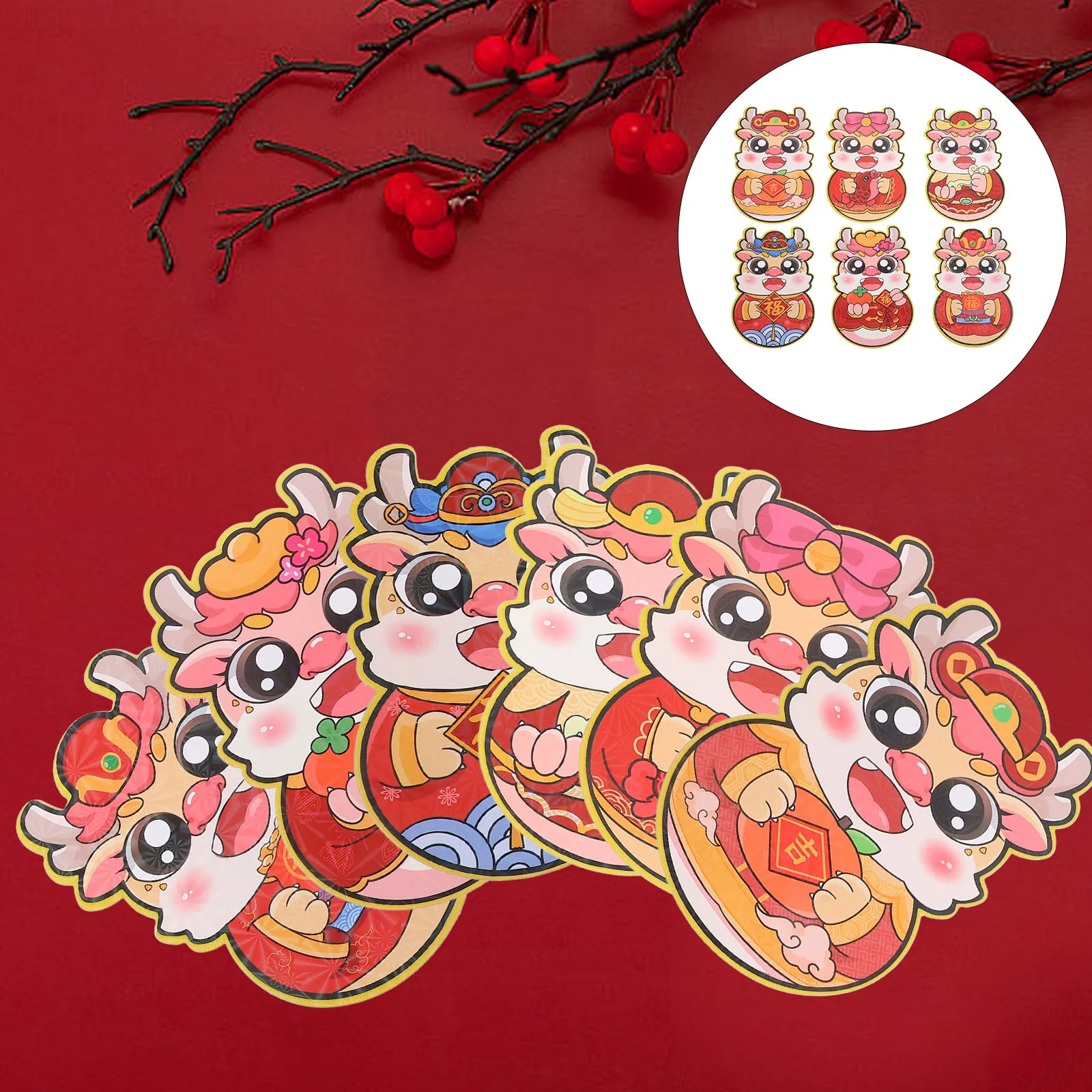 Красные конверты китайский новый - Фотография_6