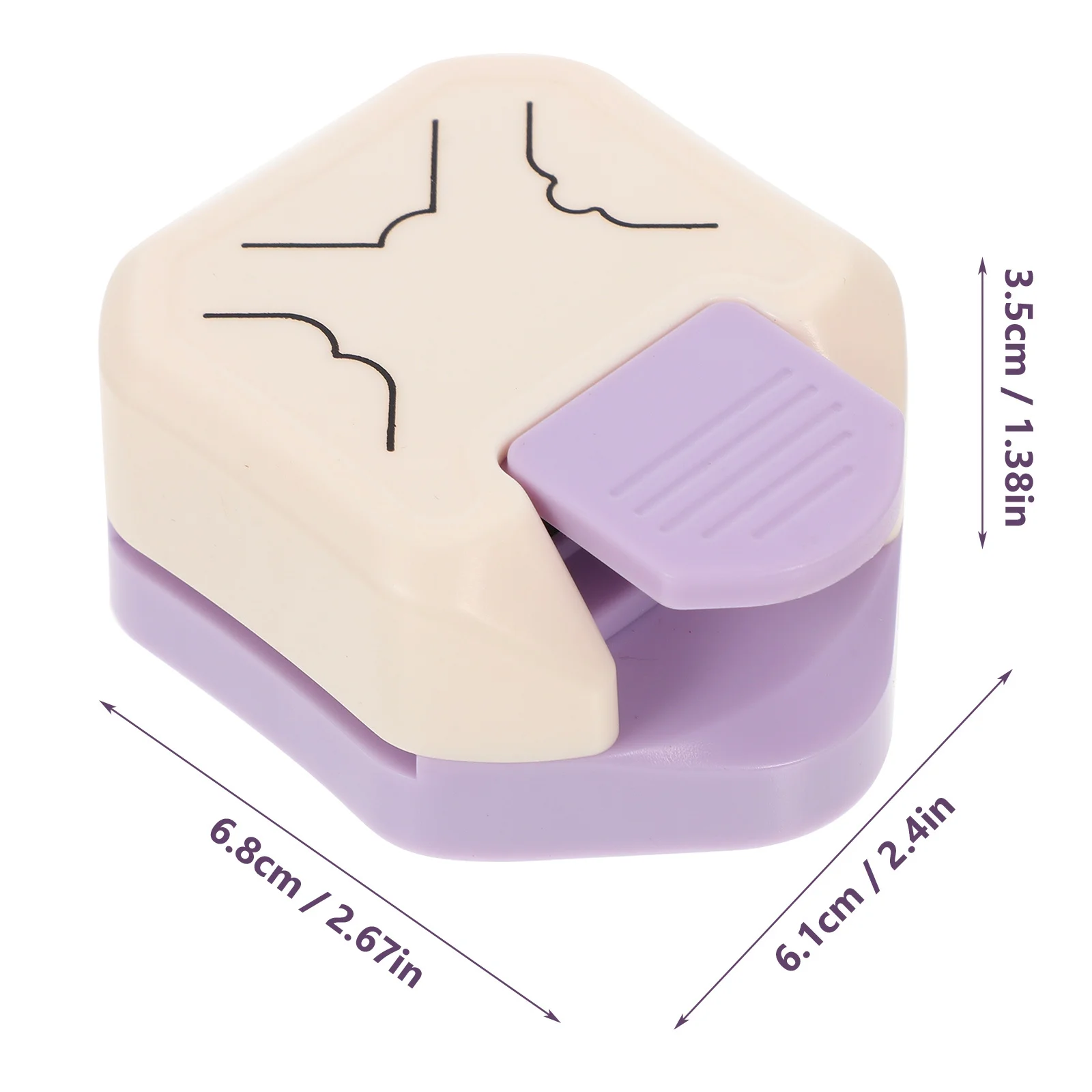Угловой дырокол 3 в 1 с закругленными - Фотография_4