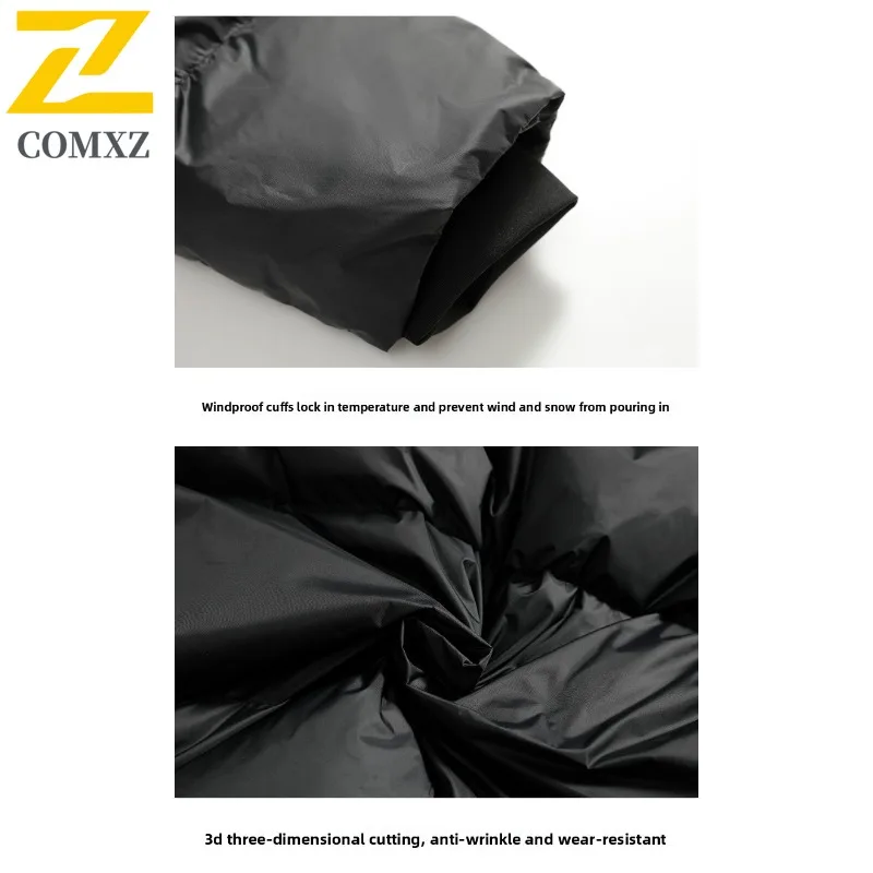 Comxz длинный пуховик с капюшоном для мужчин - Фотография_6