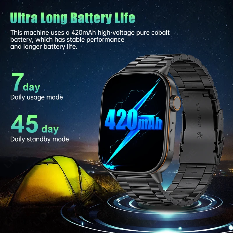 Lige новые смарт-часы с gps-трекером - Фотография_6