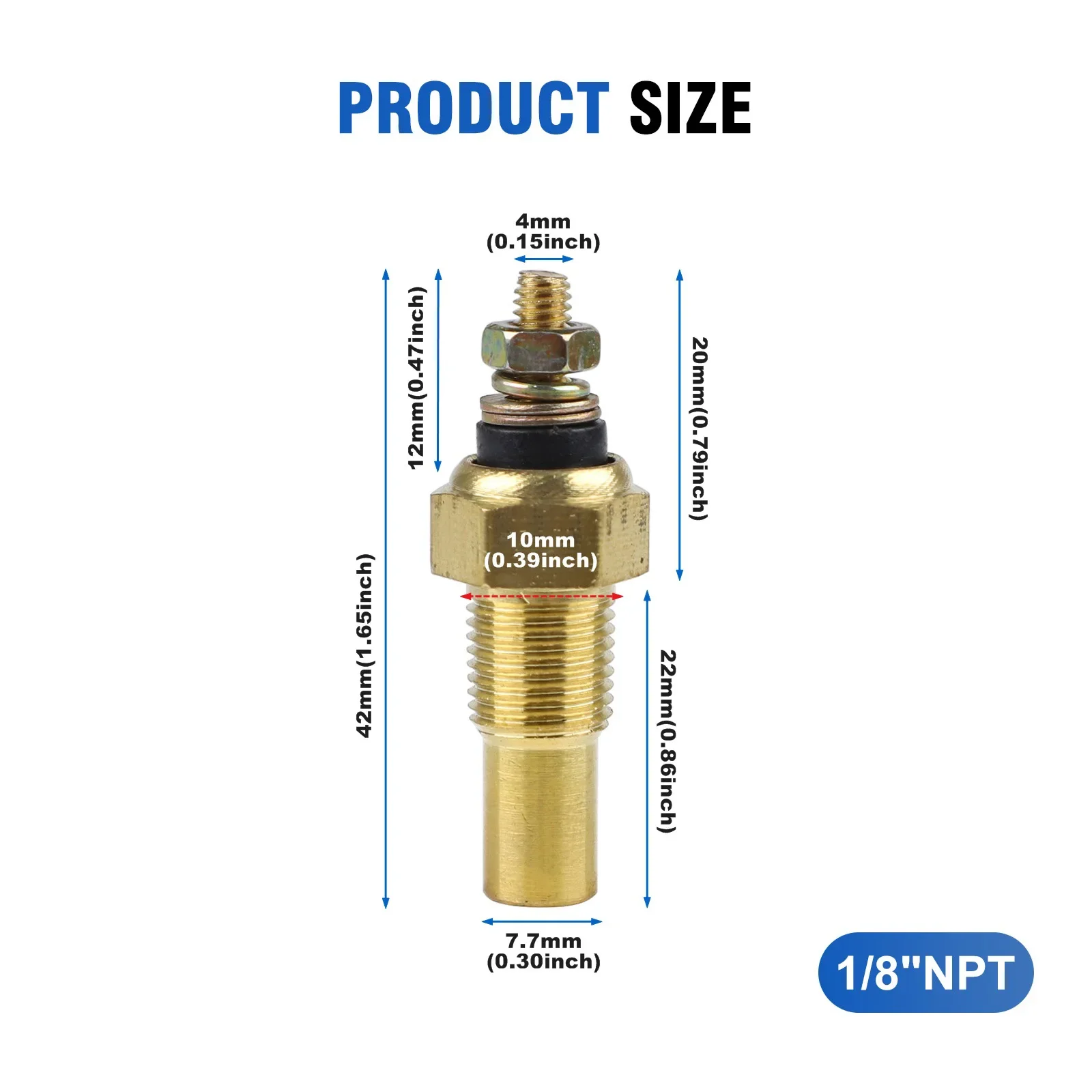 Универсальный датчик температуры масла для охлаждающей жидкости - Фотография_2