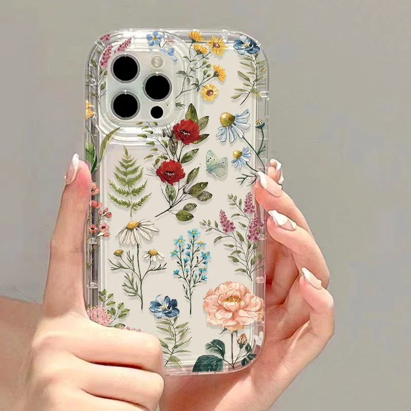 Чехол для телефона leaves flower для iphone 13
