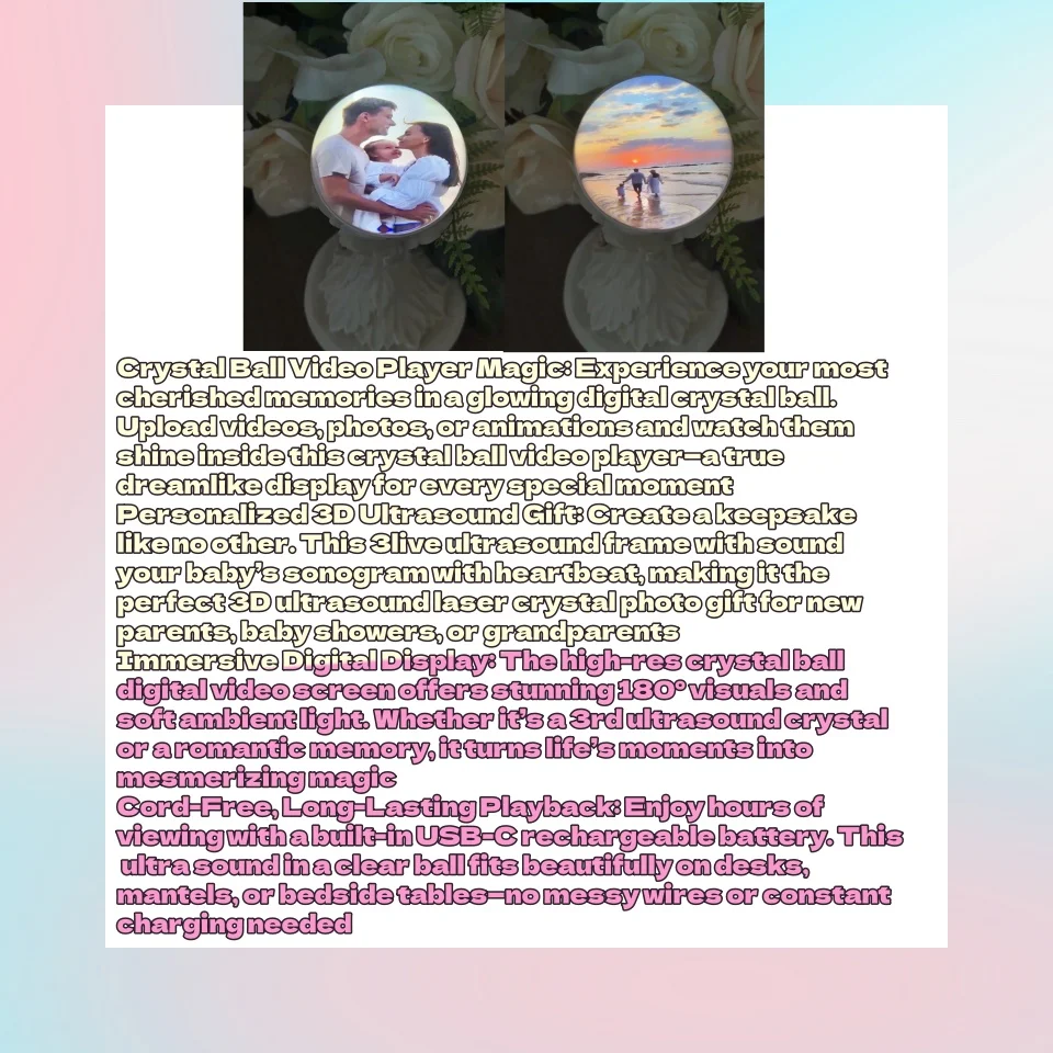 Настраиваемый видеостеклянный шар - Фотография_6