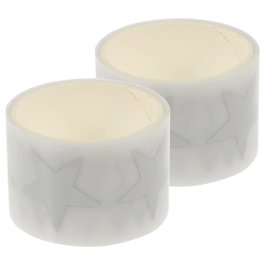 2 рулона, светоотражающая теплопередающая виниловая пленка со звездами