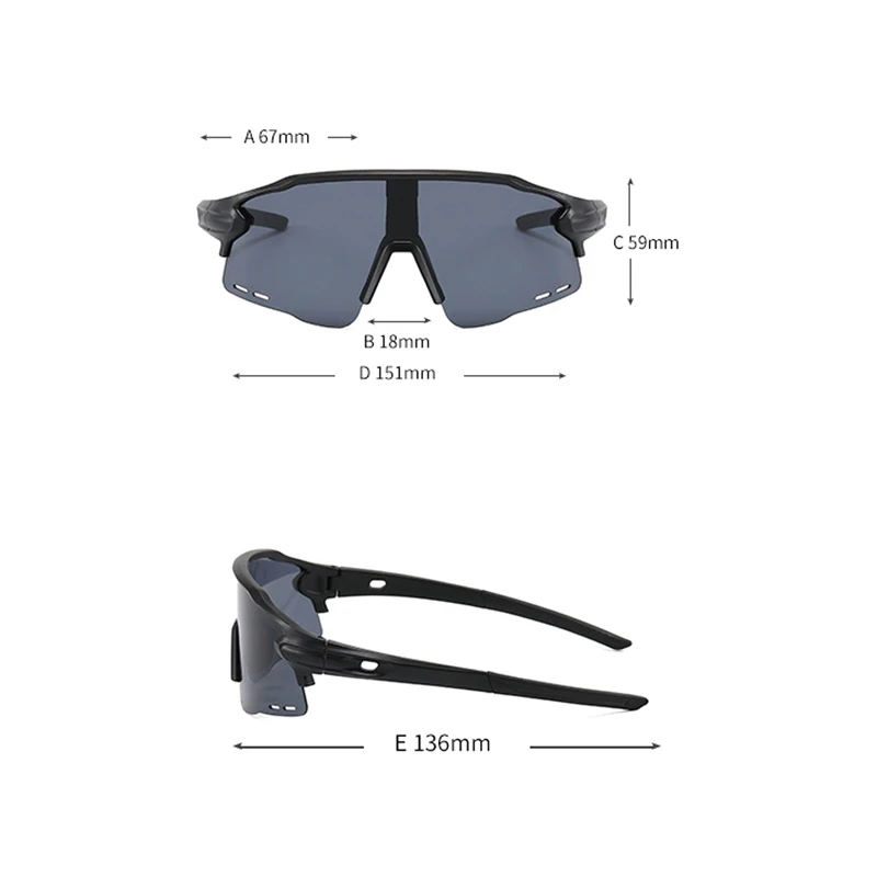 Спортивные солнцезащитные очки для мужчин и женщин - Фотография_6