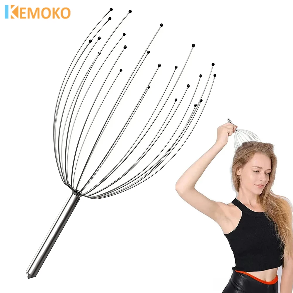 Массаж головы осьминог кожа головы