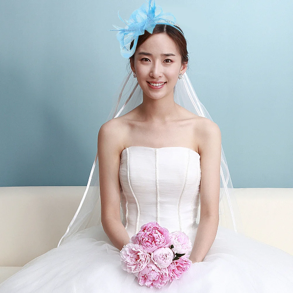 Женская шляпа-волшебница с вуалью из искусственного шлейфа - Фотография_3