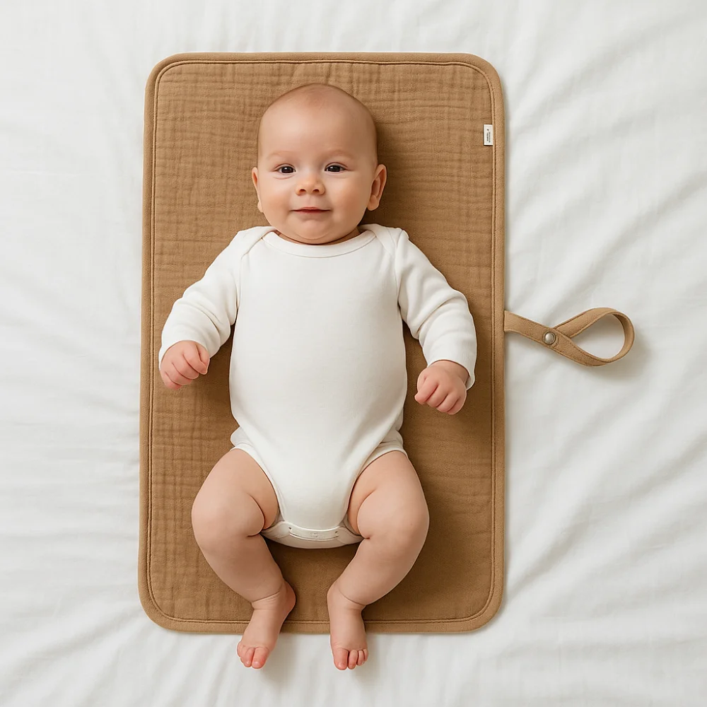 Мягкий детский подгузник для пеленания - Фотография_4