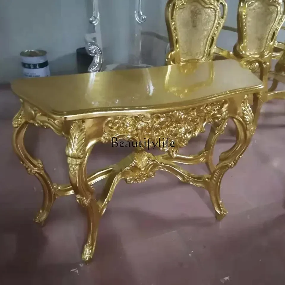 D06retro резная веранда антикварный