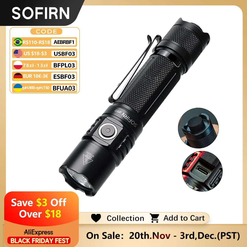 Sofirn sp35t 3800 лм тактический