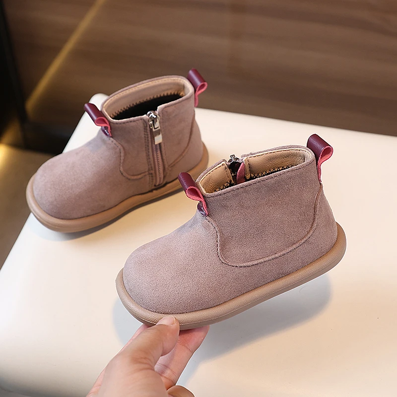 Осенне-зимние ботинки для маленьких мальчиков и девочек - Фотография_6