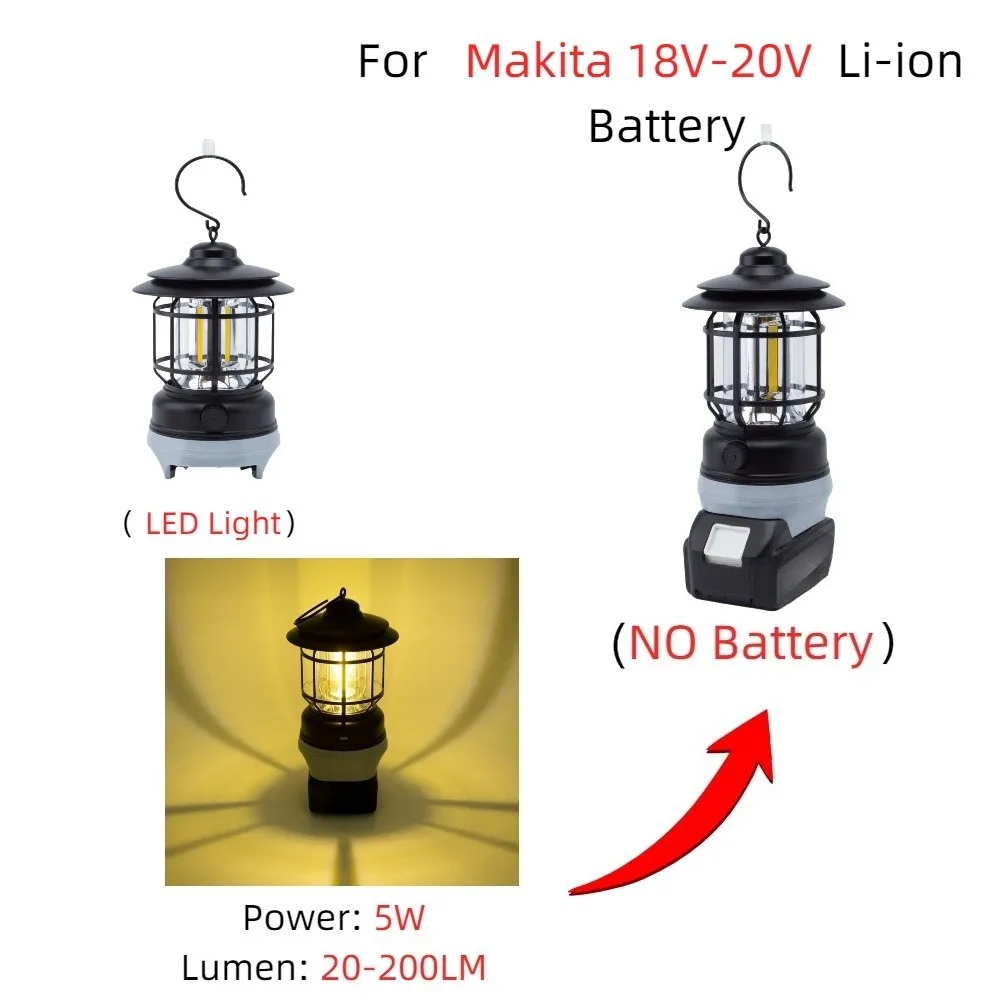 Светодиодный рабочий фонарь для makita 18–20 в