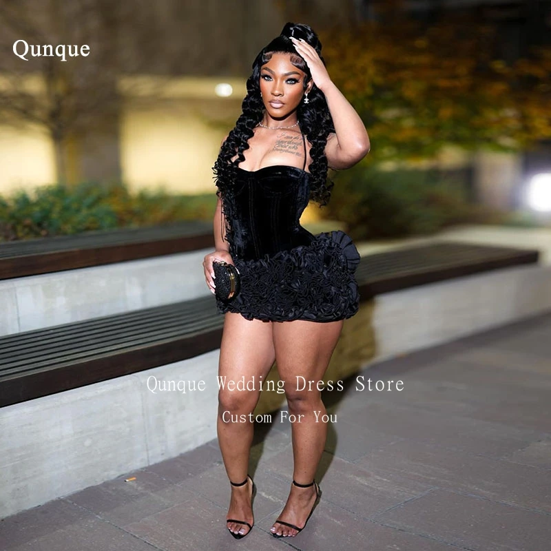 Qvala black girl prom dresses роскошное