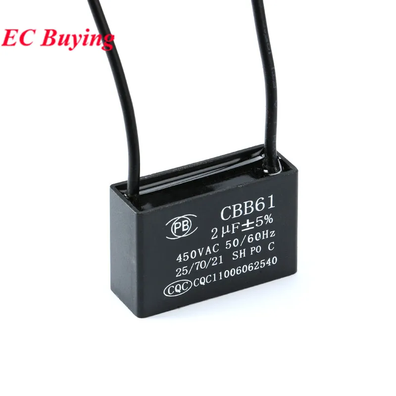 Cbb61 пусковой конденсатор вентилятора 450 в 1/1 - Фотография_5