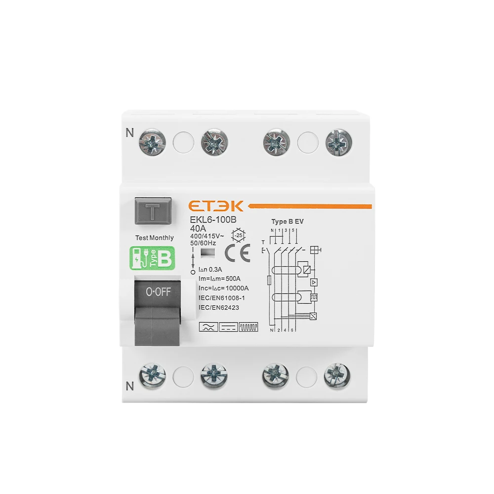 Автоматический выключатель etek rcd rccb - Фотография_3
