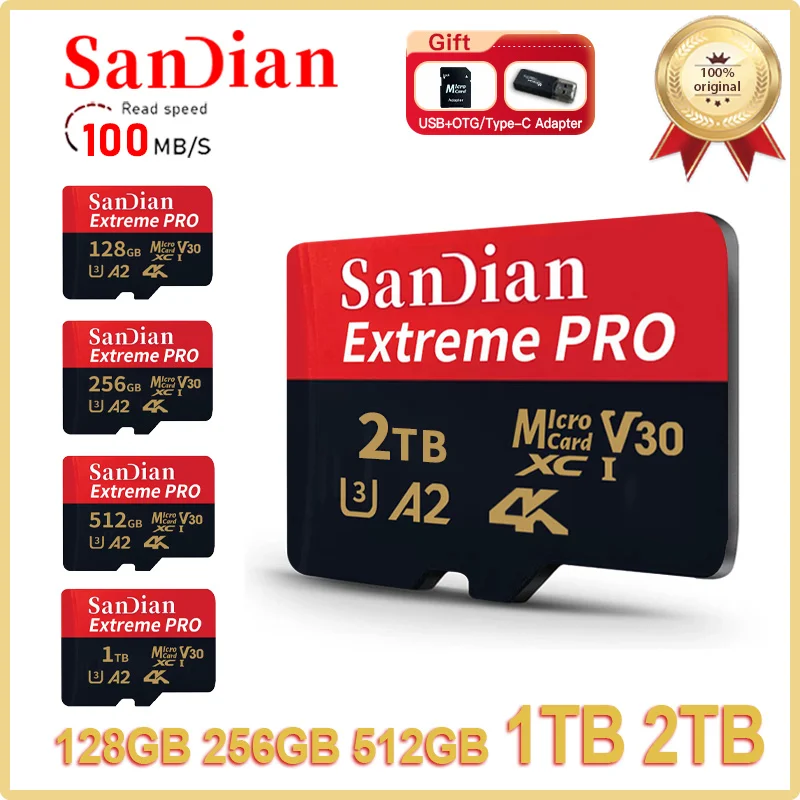 Origina micro tf sd card 128 гб