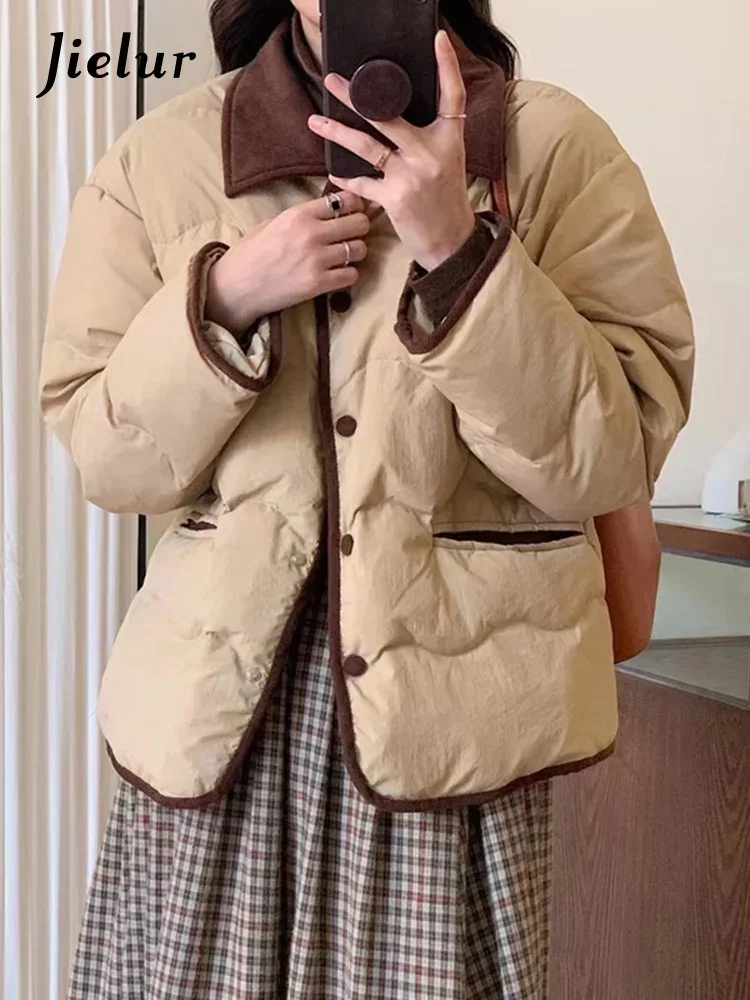 Jielur ins контрастного цвета шикарные - Фотография_4