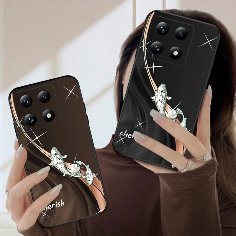 Милые серебряные рыбы для xiaomi