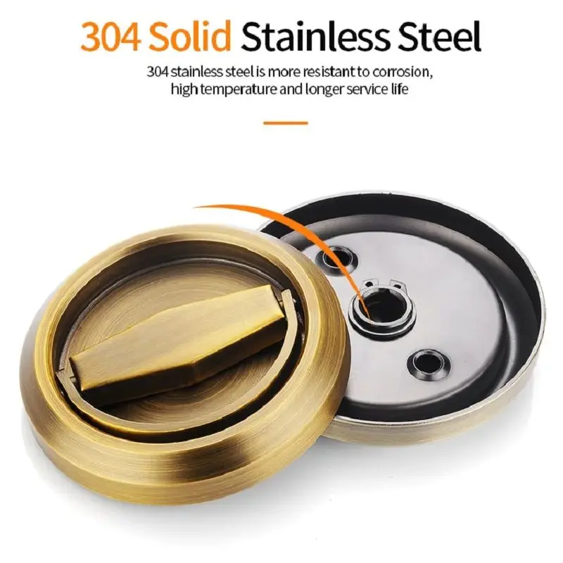 Скрытый дверной замок из нержавеющей стали - Фотография_4