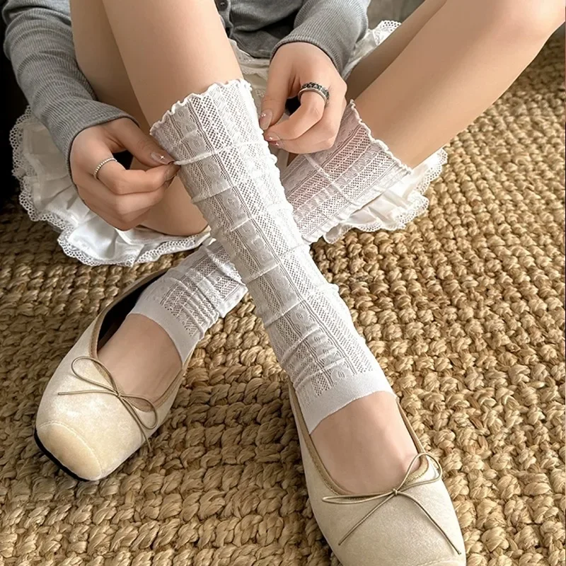 Кружевные леггинсы в балетном стиле - Фотография_4