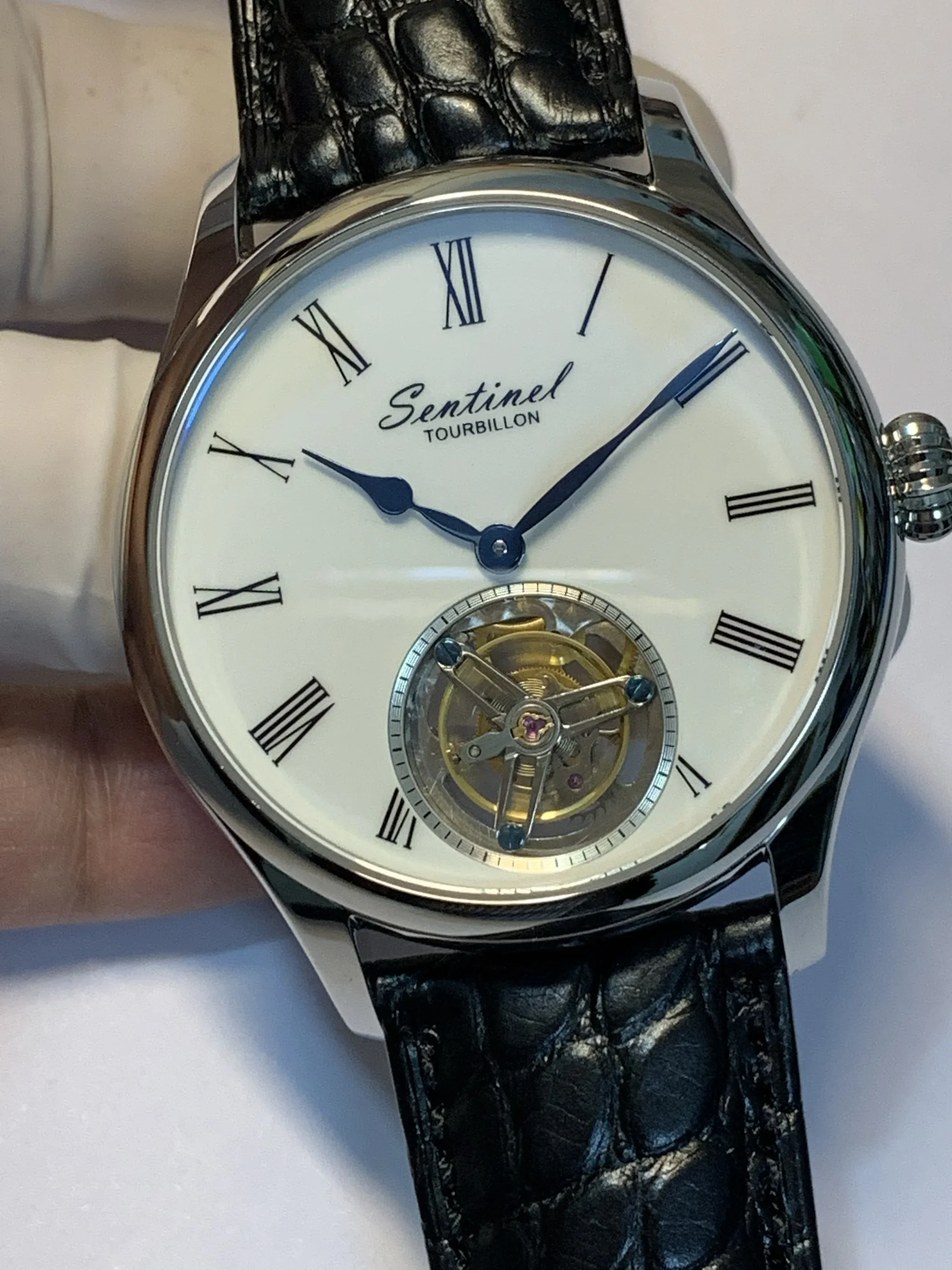 St8240 некалорийные часы с турбийоном! mbond бренд - Фотография_4