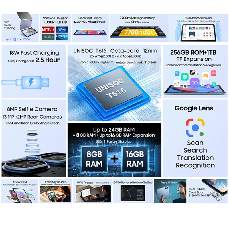 Blackview tab 16 pro tablets 11'' - Фотография_6