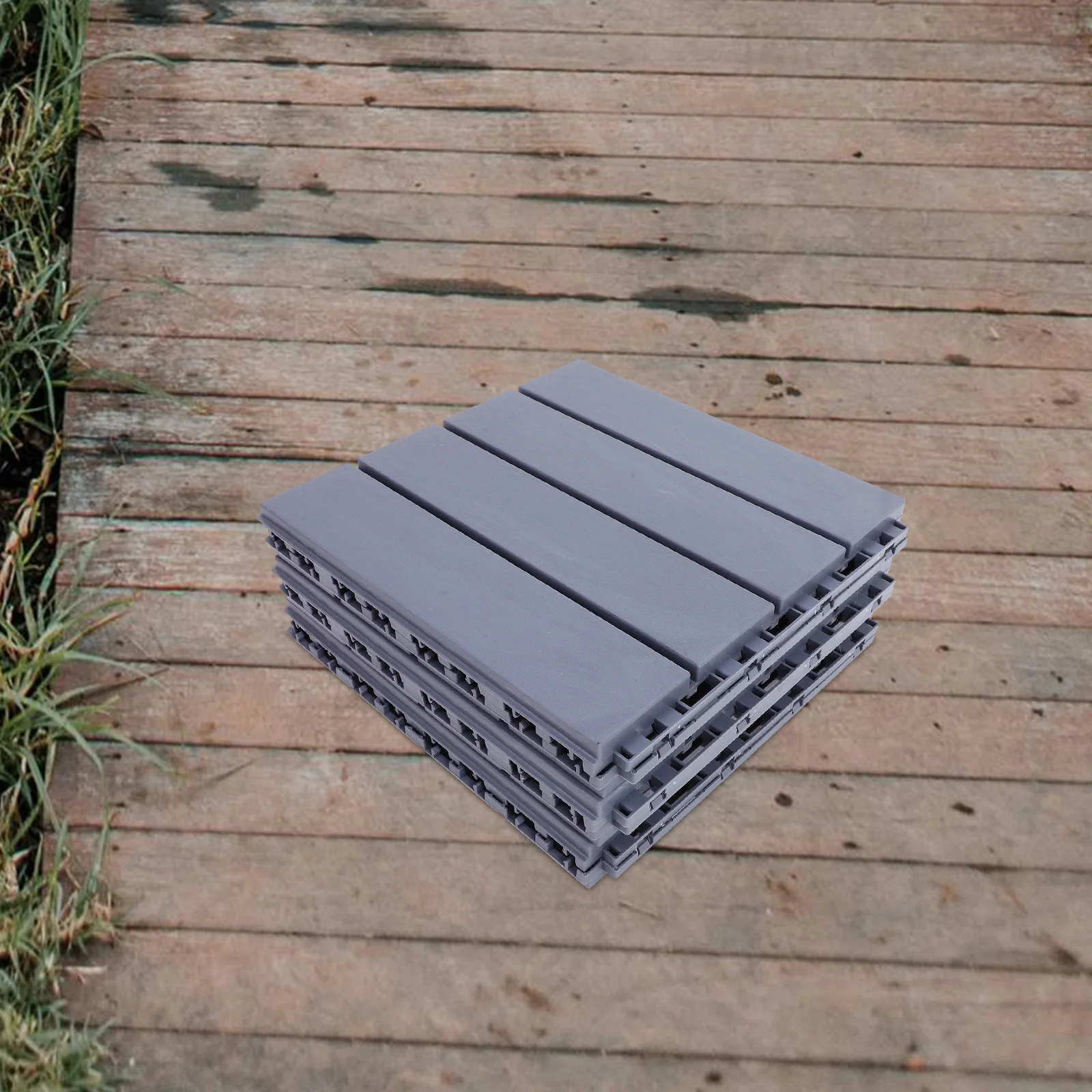 Блокирующая пластиковая палубная плитка - Фотография_5