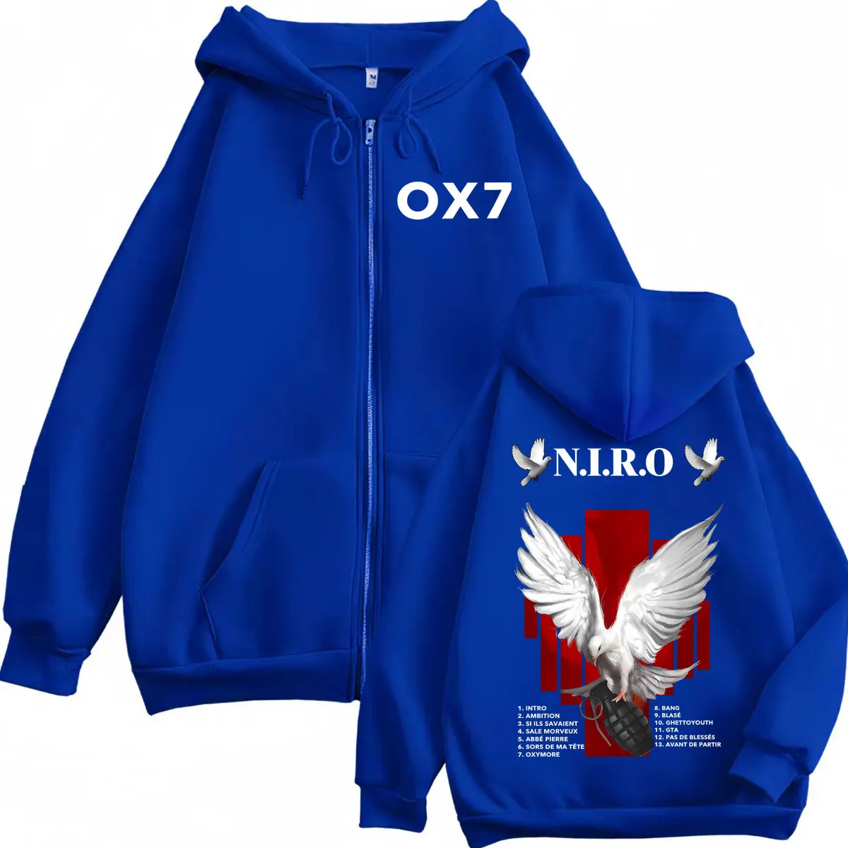 Рэпер niro ox7 album merch толстовка - Фотография_4