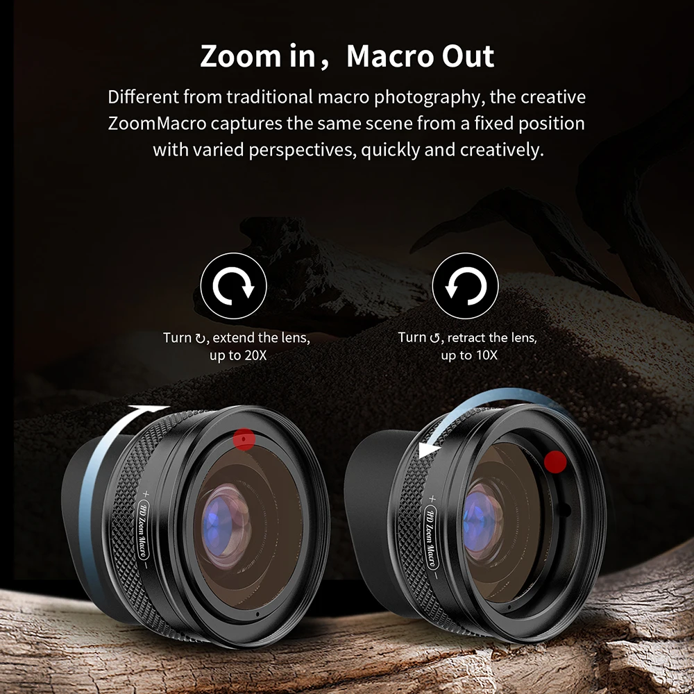Макрообъектив apexel 10-20x zoom hd - Фотография_4