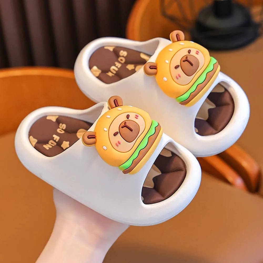 Милые тапочки с капибарой из пвх для бассейна - Фотография_2