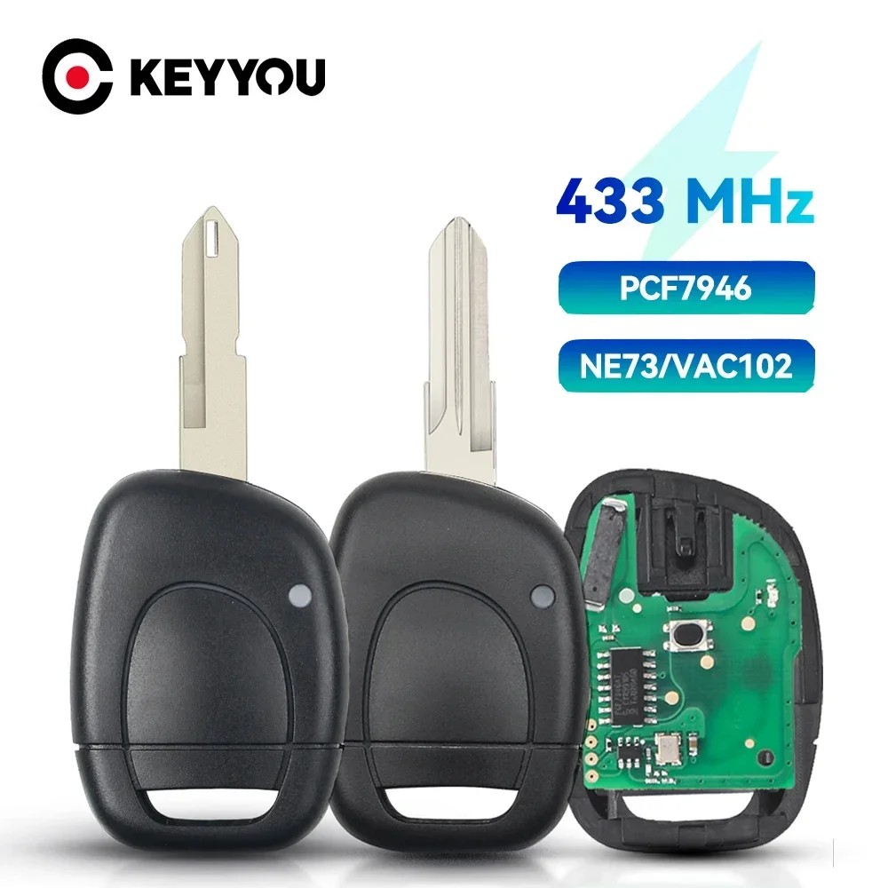 Keyyou 1 кнопка для renault clio
