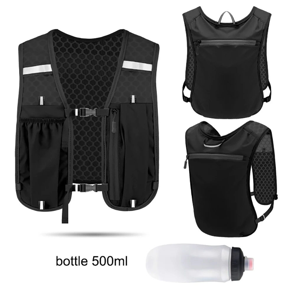 Рюкзак для бега, жилет с бутылкой,