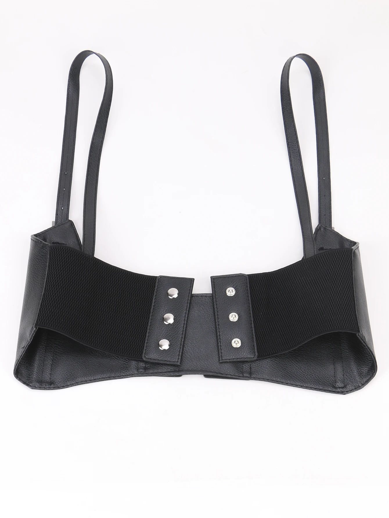 Женская обтягивающая веревка с черными ремешками - Фотография_4