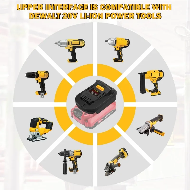 Адаптер аккумулятора man20dl для craftsman v20 - Фотография_4
