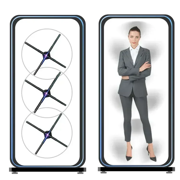 Лидер продаж, голограммный проектор с 3d светодиодным вентилятором - Фотография_4