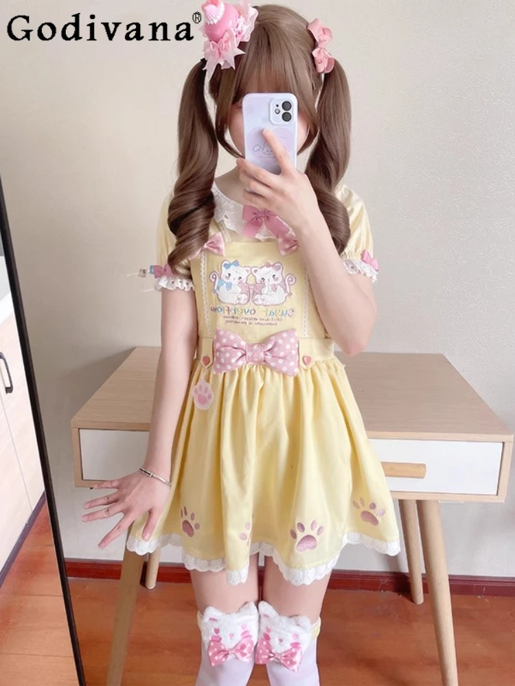 Оригинальное милое платье kawaii для дочки