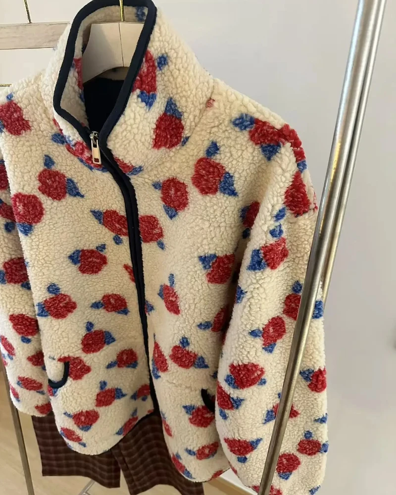 Зимнее новое флисовое теплое повседневное - Фотография_6