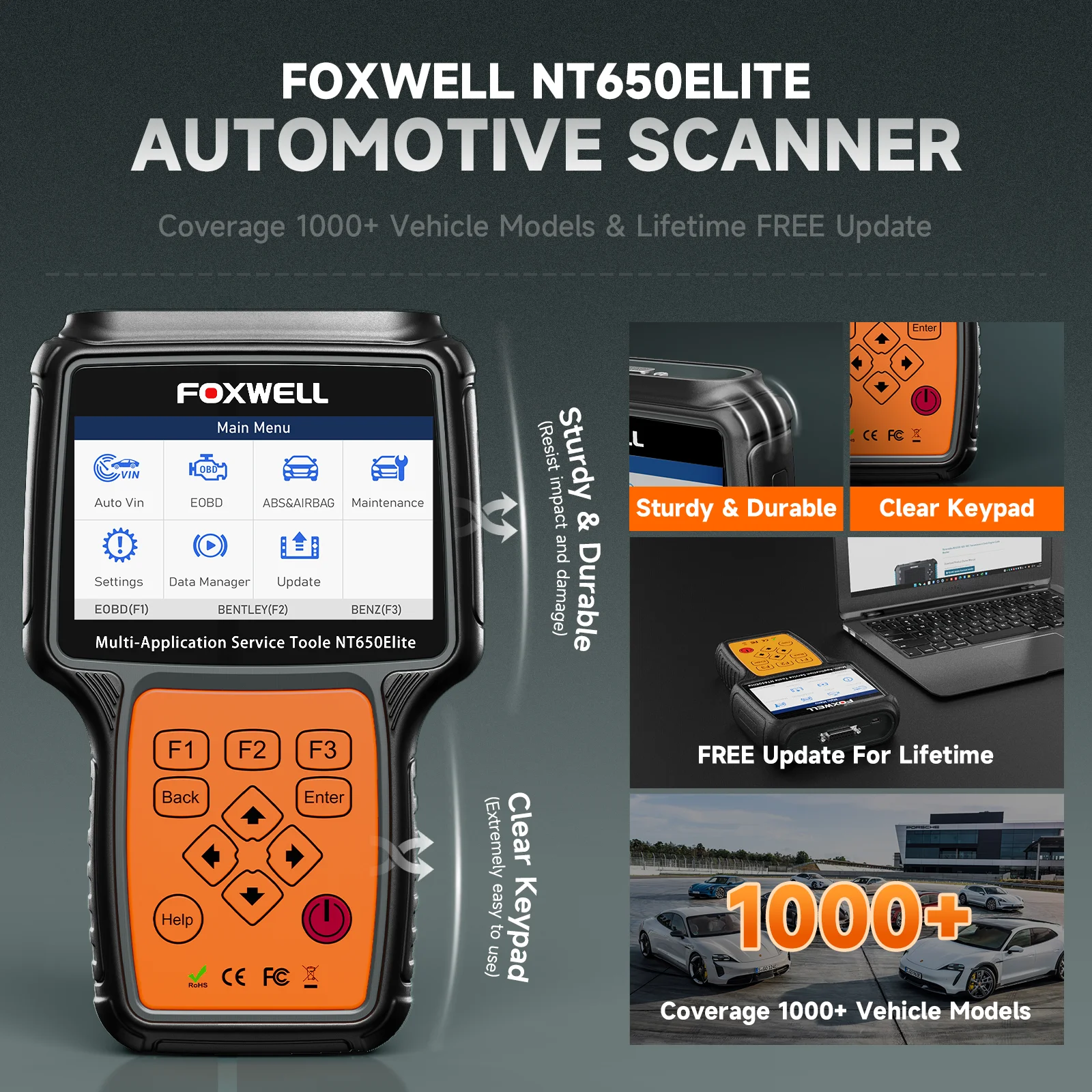 Foxwell nt650 elite obd2 автомобильный - Фотография_6