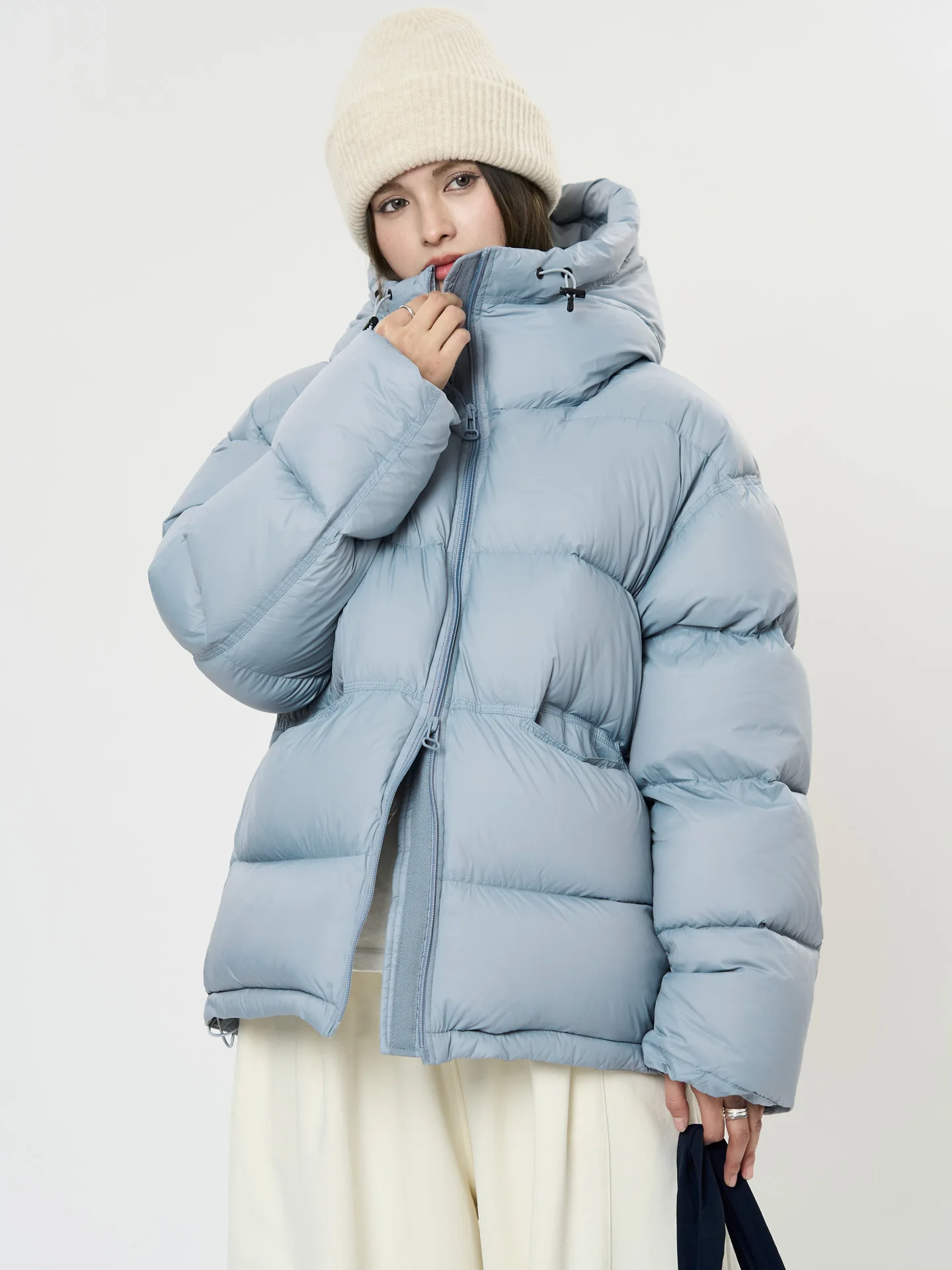 Зимний женский повседневный однотонный