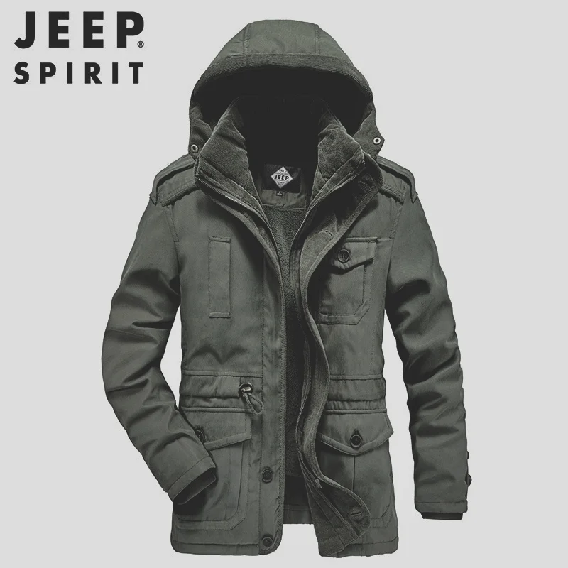 Мужская зимняя куртка на хлопковом наполнителе jeep spirit - Фотография_6